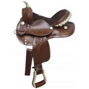 10", 12" FULLY TOOLED DOUBLE T PONY SADDLE