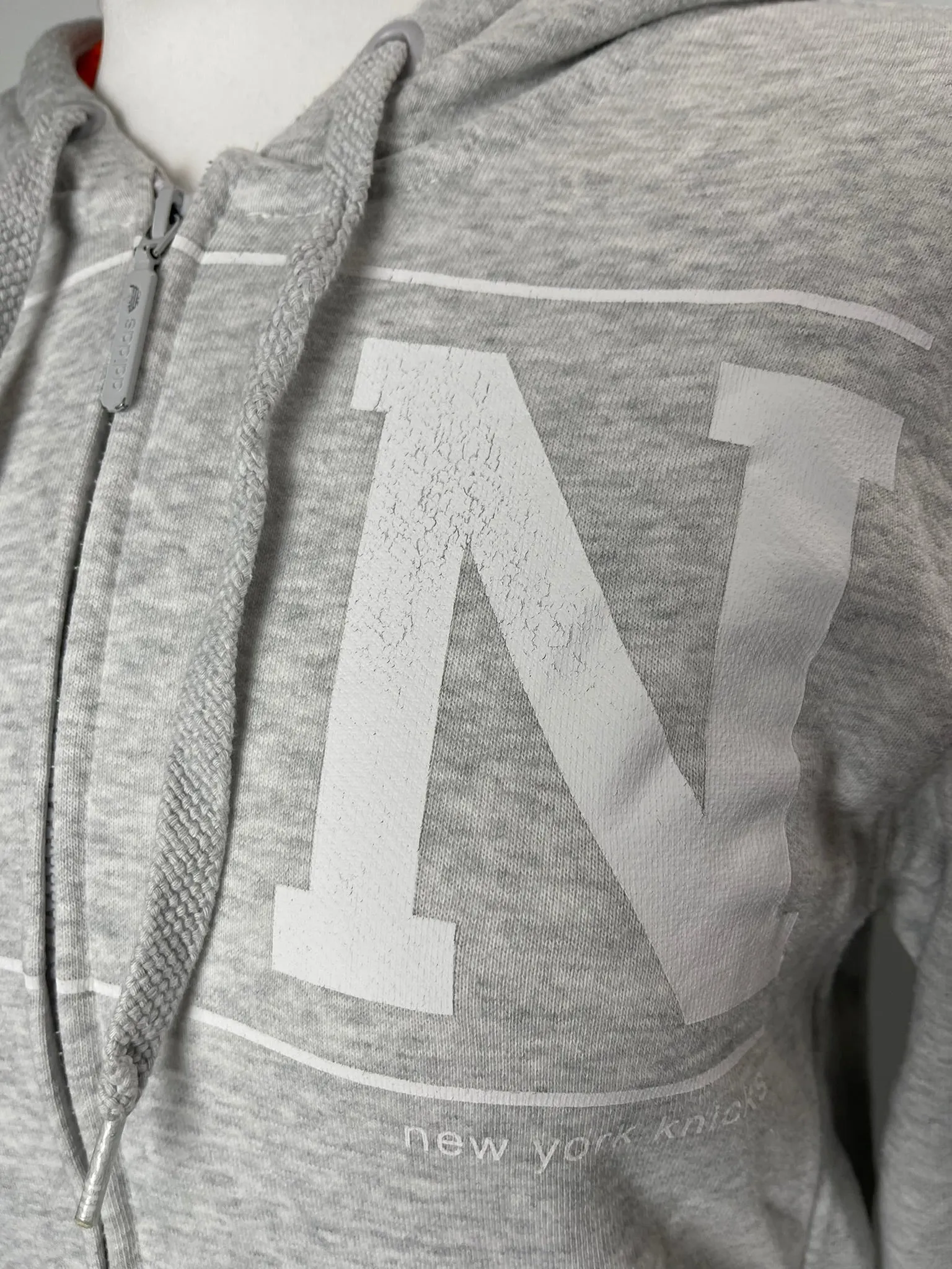 Adidas New York Knicks Grey Jacket XS