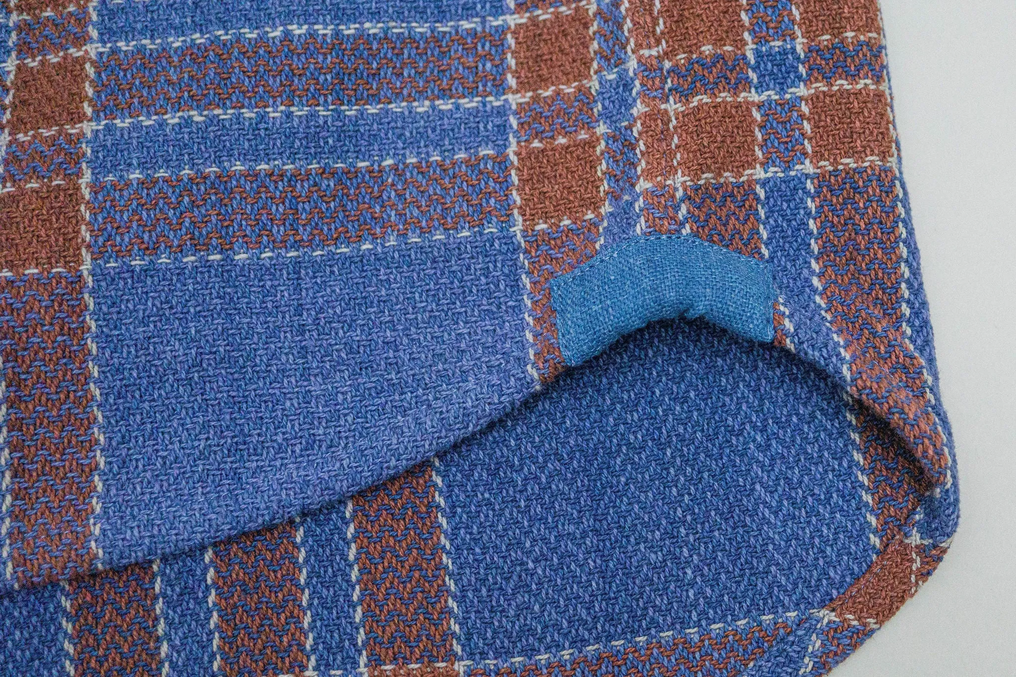 Indi   Ash LS Ames Workshirt - Indigo Big Plaid