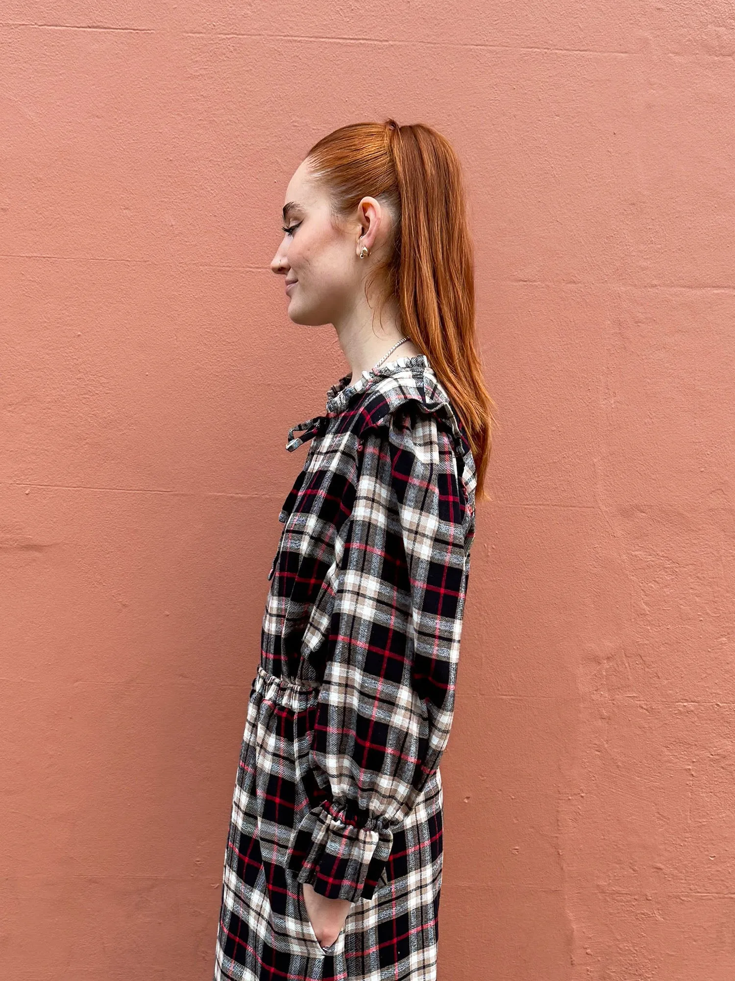 The Ella Tartan Blouse