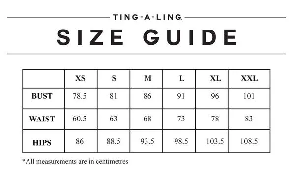 TING-A-LING Asymmetrical Skirt - Black