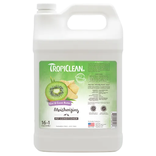 Tropiclean Kiwi And Cocoa Butter Moisturizing Oatmeal Conditioner - Gallon